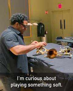39K views · 1.7K reactions | Marcus Printup experiencing just how sexy the LOTUS Solo Max can sound. Very different tone color than his Silver Flare, so he might just need one of each eventually… | LOTUS Trumpets | Facebook