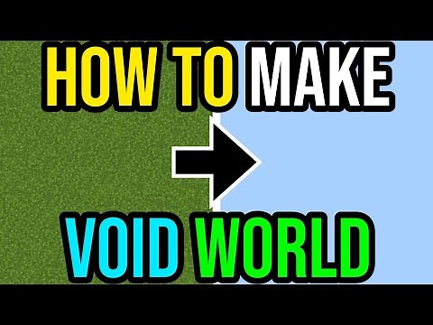 How To Make A VOID WORLD! | Minecraft PS4/Xbox/PE
