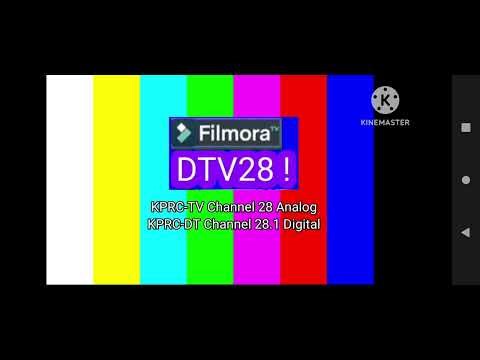 Filmora TV 28 ! KPRC-DT 28.1 Test Card Thursday April 2nd 2026