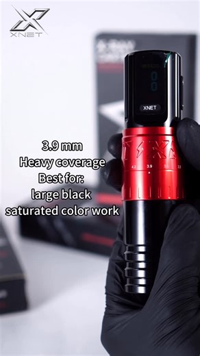 XNET TATTOO on Instagram: "Most artists don’t need more machines — they need more control.👍 XNET VIPERA Wireless Tattoo Machine gives you 7 adjustable strokes (2.4–4.2mm), so you can adapt to lines, shading, or packing without switching setups. Short stroke for control.✍️ Long stroke for power.⚡️ One machine. Set it to how you work.❤️ #xnettattoo #wirelesstattoomachine #tattooartist #tattooed #tattoo"
