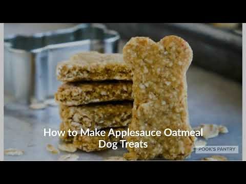 How to Make Applesauce Oatmeal Dog Treats