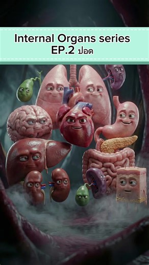 Internal Organs series EP.2 ปอด #ความรู้สุขภาพ #สุขภาพดีสร้างได้ #สุขภาพดี #ความรู้ #ดูแลตัวเอง