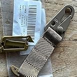 LIVANS Molle Belt Clip Key Holder Tactical Battle Belt Plate Carrier Vest Attachment Clip for Hanging Keys or Gloves, Universal Fit Molle Accessories Clip |T-Mount Clash Hook, Include Z-Buckle