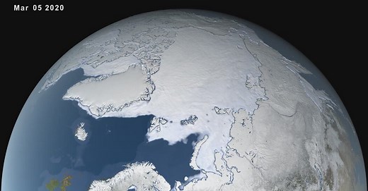 The Arctic is heating up more than twice as quickly as other regions. Near-record warming in 2020 has led to shrinking ice and snow cover, and extreme wildfires, scientists said in an annual assessment. https://nyti.ms/2W7B25a | The New York Times