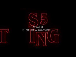 This is CS50 - Stranger Things