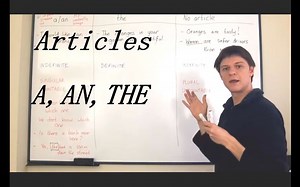 油管大神级英语讲师：'a', 'an', 'the' 的详细用法区分~