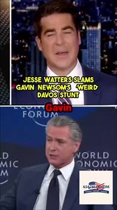 The scene at Davos got a whole lot stranger! 🤯 Witness the moment Gavin Newsom's stunt—complete with allegedly stalking Air Force One to Switzerland and brandishing knee pads—became the talk of the town. Political commentator Jesse Watters unpacks the bizarre spectacle, questioning the Governor's choices, from the curious $100 knee pad side-hustle to Newsom's dramatic complaint about being barred from a post-Trump event at the USA House. The conversation pivots to chilling claims about freedom 