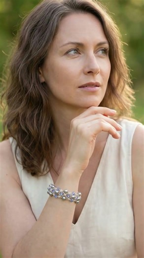 Crystal and Pearl Bracelet