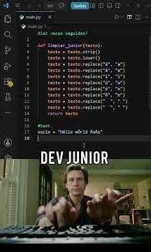 NOVATO vs EXPERTO en Python🔥 — ¿Cómo limpian texto SIN aplicar replace() diez veces seguidas? #pypシ