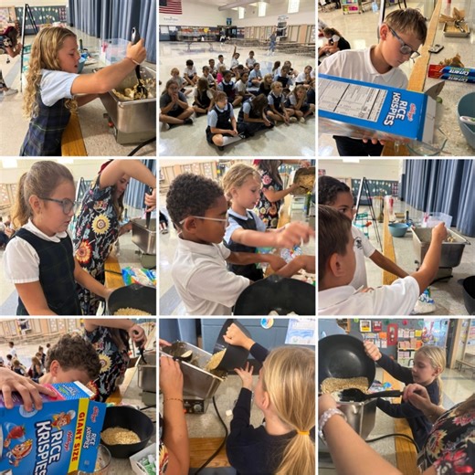 🐑🔬 Our 3rd grade scientists have been hard at work exploring the Scientific Method! This week, they dove deeper into Planning a Procedure—learning just how important it is to include materials and clear, step-by-step directions so someone else can get the same results. After practicing together (with Rice Krispie treats 🍫✨), they tried it out on their own by recreating a displayed picture with their given materials. The twist? They had to write down the exact steps they followed to build thei