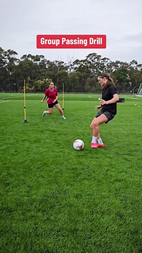 Effective Women's Soccer Passing Drill