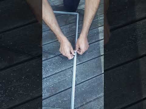 How to replace window screen net