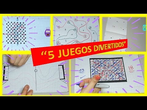 👍🥳✍📜¡¡¡5 JUEGOS DIVERTIDOS PARA JUGAR EN PAPEL!!!📜✍🥳👍