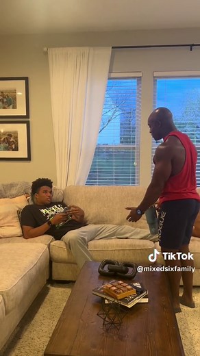 Step Dad and Step Son Funny Moment Caught on Tape