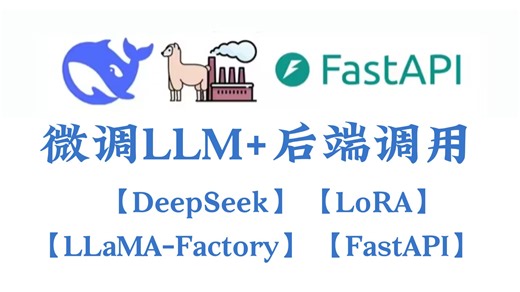 【大模型微调教程】程序员如何微调大模型？暴露接口给后端调用？手把手教你基于DeepSeek LoRA FastAPI实现，全程干货，简单易懂，草履虫都能学会！