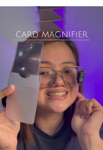 Essential Card Magnifier Bookmark for Easy Reading