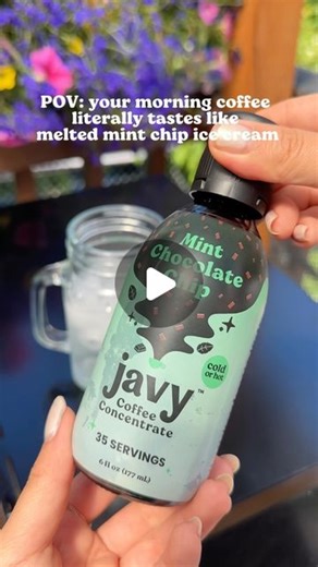 Javvy Coffee on Instagram: "MINT CHOCOLATE CHIP IS HERE! 🍫☕️‼️ We asked you what new Javy flavors you’d like to see and we’re bringing them all to life! ✨ We started with Coconut Caramel Cookie (which is already sold out 🥲) and now...Mint Chip! This newest release tastes just like mint chocolate chip ice cream, perfect for those hot summer days. ☀️🕶️ But hurry—this refreshing treat is available for a limited time only. Get yours before it melts away! 🫠 Use code SUMMER25 to save 25% + get a F