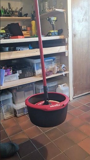 Vileda Spin & Clean Mop removal from the bucket