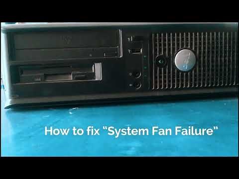 Error CPU fan failure press f1 to continue ✔