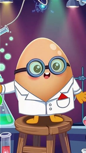 Scientist Egg’s Lab Chaos! 🥚🧪⚡ | Funny Explosive Loop Animation
