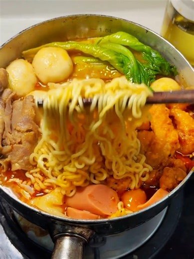 would you eat this?🍜 #asmr #food #cooking #noodles #ramen