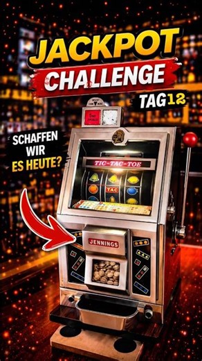 👉 Jennings slot machine 1960 - Tag 12 🎰 Warum fällt der Jackpot nicht?! 😳 #shorts