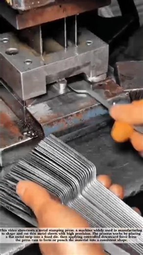 High-Speed Metal Stamping in Action! #shorts