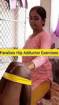 Hip Adductor Exercises After Paralisis #physiotherapy #shorts