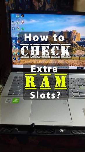 How to check RAM Slots in Laptop / Computer #shorts #ram | AIA Creation Xpert