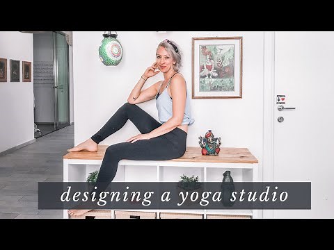YOGA STUDIO DESIGN | yoga room decor | how to set up a yoga room