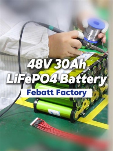 48V 30Ah Lifepo4 Battery Assembly in Factory#batteries #lithiumbattery #fyp #febatt #factory