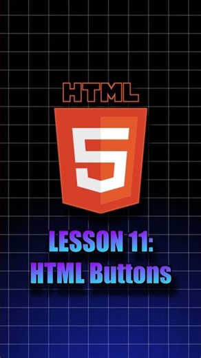 3 Types of HTML Buttons Explained #shorts