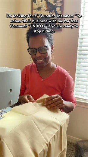 Unbox your business with me on your singer sewing machine. #tutorial #beginners #learning