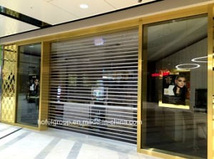 [Hot Item] 100% Clear Polycarbonate Shop Front Storefront Rolling Shutter Doors