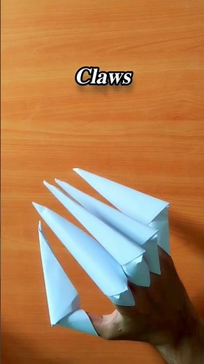 CLAWS ORIGAMI TUTORIAL | HOW TO MAKE PAPER CLAWS STEP BY STEP | PAPER WEAPON