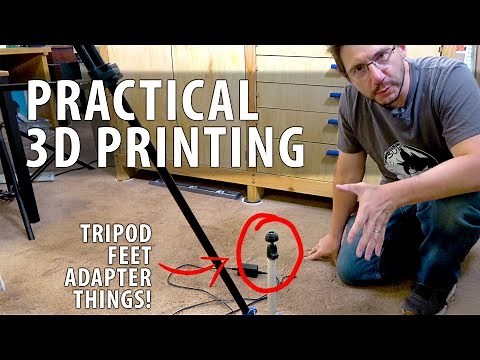 The Easiest Fusion 360 Tutorial There Is! 3D Printing Tripod Feet Attachments with Pulse XE & NylonX