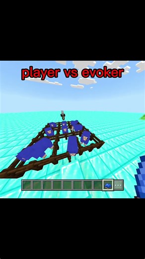 player vs evoker #minecraft #ytshorts