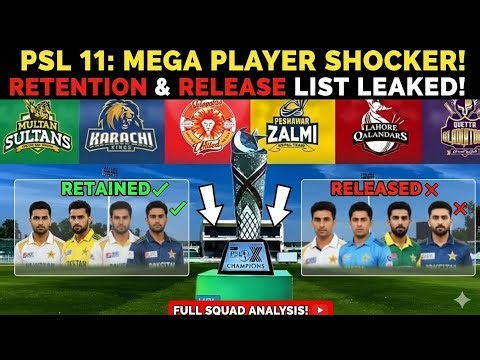 PSL 11 Full Update: #Steve Smith Joins | Retentions, Releases & Mega Auction