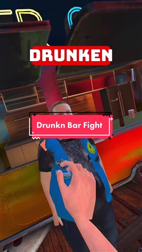 Drunkn Bar Fight #drunknbarfightvr #vr #fightinggames #fightingvrgames #oculus #quest2 #quest #gaming #drunknbarfightgame #drunknbarfightoculus #drunkenbarfight