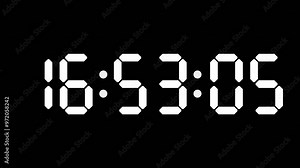 16:53 - 60 Second Full-Screen Countdown Timer with 7-Segment Display | 4:53 PM (Four O'Clock Fifty-Three Minutes) | Sixteen O'Clock, Fifty-Three Minutes