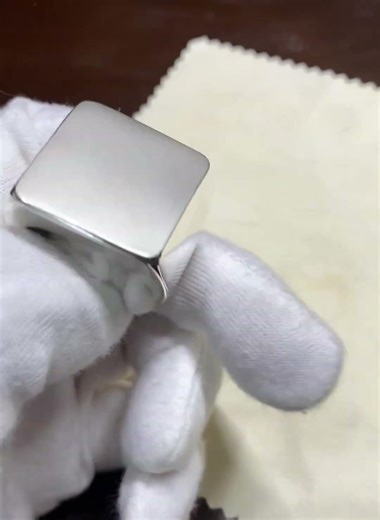 仁尾彫金 オーダー品 シルバーリング『ビッグ印台リング』裏埋め33号別注制作が完成しました。#仁尾彫金#ハンドメイド#アクセサリー#シルバーリング#印台リング#shorts