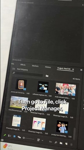 Collect files in Premiere Pro? #videoediting #premierepro #editingtips #videoeditor #collectfile