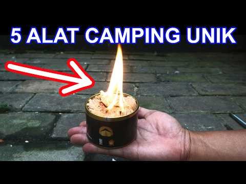 5 ALAT CAMPING UNIK, PRAKTIS DAN CANGGIH