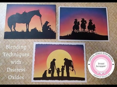 Blending Techniques with Distress Oxides