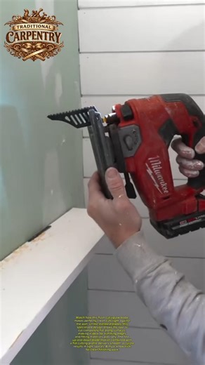 Flush Cut Jigsaw Trick for Perfect Edge Cuts #tools #diy #woodworking
