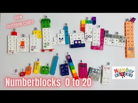 Numberblocks Mathlink Cubes 0 to 20 Activity Set