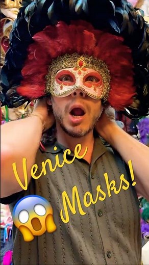 Did you know Venice is the center of handmade masquerade and Commedia dell'arte masks?