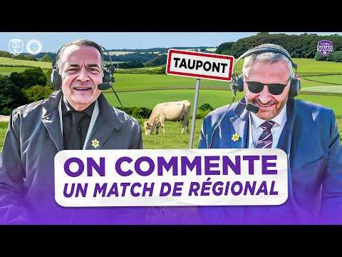We're commentating on and broadcasting a Breton derby in the 8th division, just like the pros! - ...
