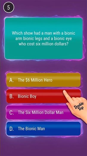 Which show had a man with a bionic arm bionic legs and a bionic eye who cost six million dollars?