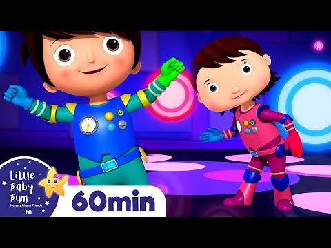 Robot Baby Dance! +More Nursery Rhymes and Kids Songs | Little Baby Bum